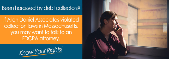 Collection Laws Governing Allen Daniel Associates In MA*