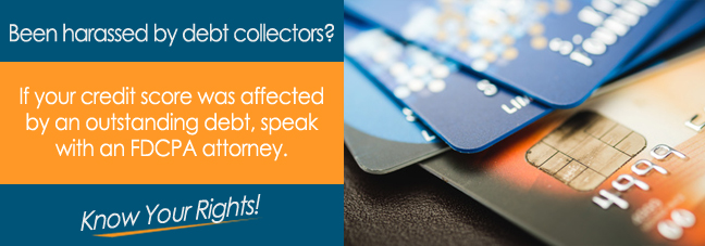 Did a debt collector affect your credit score?