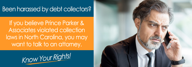 Collection Laws Governing Prince Parker & Associates in NC*