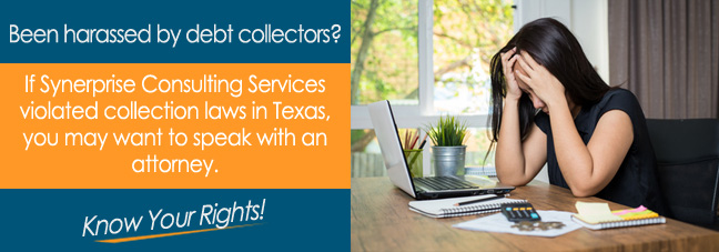Collection Laws Governing Synerprise Consulting Services In TX*